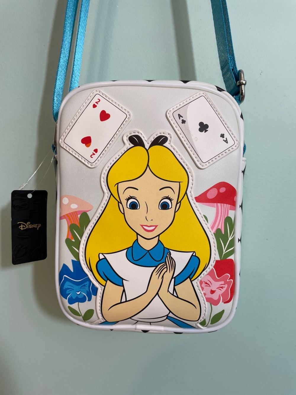 Disney Buckle Down Alice in Wonderland Crossbody Bag NWT